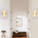 Melange Elongated Alabaster Wall Lamp - LUUGAA