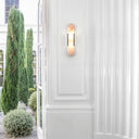 Melange Elongated Alabaster Wall Lamp - LUUGAA