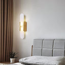 Melange Elongated Alabaster Wall Lamp - LUUGAA
