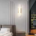 Melange Elongated Alabaster Wall Lamp - LUUGAA