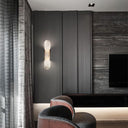 Melange Elongated Alabaster Wall Lamp - LUUGAA