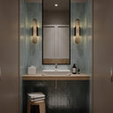 Melange Elongated Alabaster Wall Lamp - LUUGAA