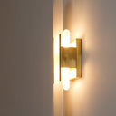Melange Elongated Alabaster Wall Lamp - LUUGAA