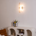 Melange Elongated Alabaster Wall Lamp - LUUGAA