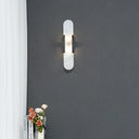 Melange Elongated Alabaster Wall Lamp - LUUGAA
