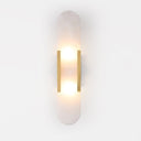 Melange Elongated Alabaster Wall Lamp - LUUGAA