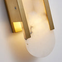 Melange Elongated Alabaster Wall Lamp - LUUGAA