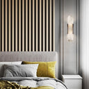 Melange Elongated Alabaster Wall Lamp - LUUGAA