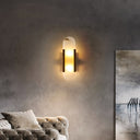 Melange Elongated Alabaster Wall Lamp - LUUGAA