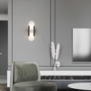 Melange Elongated Alabaster Wall Lamp - LUUGAA