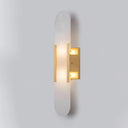 Melange Elongated Alabaster Wall Lamp - LUUGAA