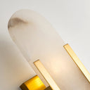Melange Elongated Alabaster Wall Lamp - LUUGAA