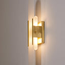 Melange Elongated Alabaster Wall Lamp - LUUGAA