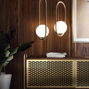 Mila Brass Pendant Light - LUUGAA