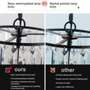 Modern Black Crystal Chandelier B - LUUGAA