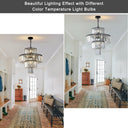 Modern Black Crystal Chandelier B - LUUGAA