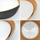 Modern Ribbed Ceiling Light - LUUGAA