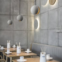 Moon Concrete Pendant Lamp - LUUGAA