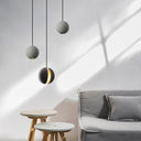 Moon Concrete Pendant Lamp - LUUGAA