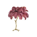 Ostrich Feather Table Lamp - LUUGAA