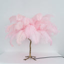Ostrich Feather Table Lamp - LUUGAA
