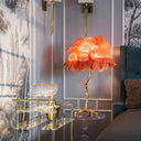 Ostrich Feather Table Lamp - LUUGAA