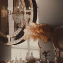 Ostrich Feather Table Lamp - LUUGAA