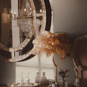 Ostrich Feather Table Lamp - LUUGAA
