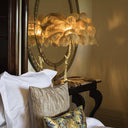 Ostrich Feather Table Lamp - LUUGAA