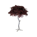 Ostrich Feather Table Lamp - LUUGAA