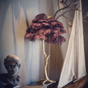 Ostrich Feather Table Lamp - LUUGAA