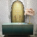Ostrich Feather Table Lamp - LUUGAA