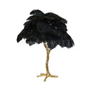 Ostrich Feather Table Lamp - LUUGAA