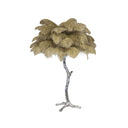 Ostrich Feather Table Lamp - LUUGAA