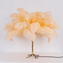 Ostrich Feather Table Lamp - LUUGAA