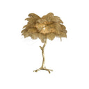 Ostrich Feather Table Lamp - LUUGAA