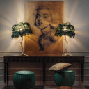 Ostrich Feather Table Lamp - LUUGAA