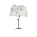 Ostrich Feather Table Lamp - LUUGAA
