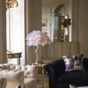Ostrich Feather Table Lamp - LUUGAA