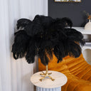 Ostrich Feather Table Lamp - LUUGAA
