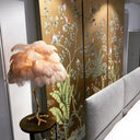 Ostrich Feather Table Lamp - LUUGAA