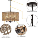 Phantoms Rattan Woven Pendant Light - LUUGAA