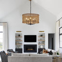 Phantoms Rattan Woven Pendant Light - LUUGAA