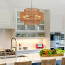 Pure Sky Rattan Woven Pendant Light - LUUGAA
