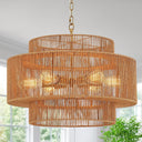 Pure Sky Rattan Woven Pendant Light - LUUGAA