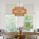 Pure Sky Rattan Woven Pendant Light - LUUGAA