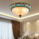 Retro Floral Resin Recessed Ceiling Light - LUUGAA