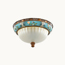 Retro Floral Resin Recessed Ceiling Light - LUUGAA