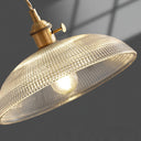 Ribbed Spiral Pendant Light - LUUGAA