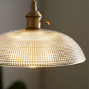 Ribbed Spiral Pendant Light - LUUGAA